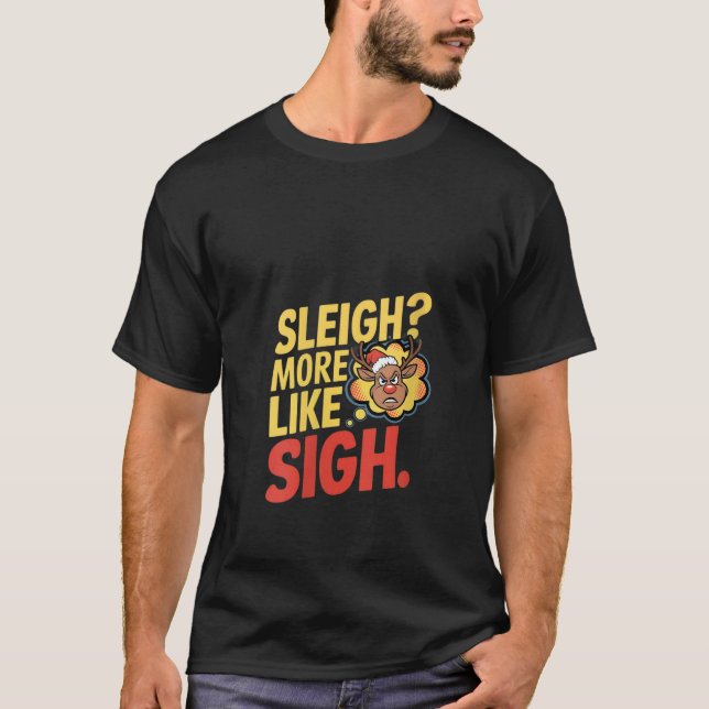 Camiseta Renegada Rena de Veado das Mulheres Mais Como Susp (Frente)
