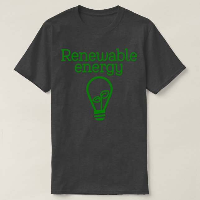 Camiseta Renewable energy T Shirt Classic TShirt (Frente do Design)