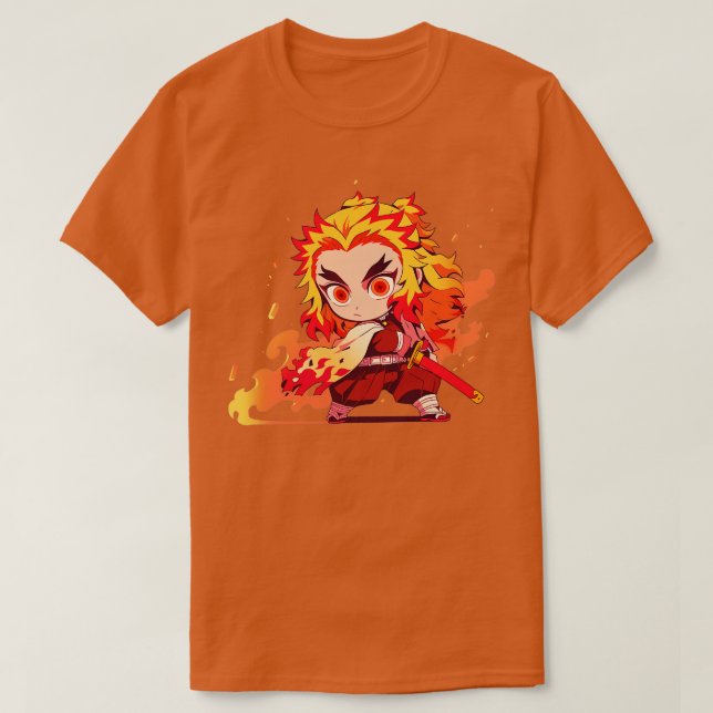 Camiseta rengoku 4 (Frente do Design)