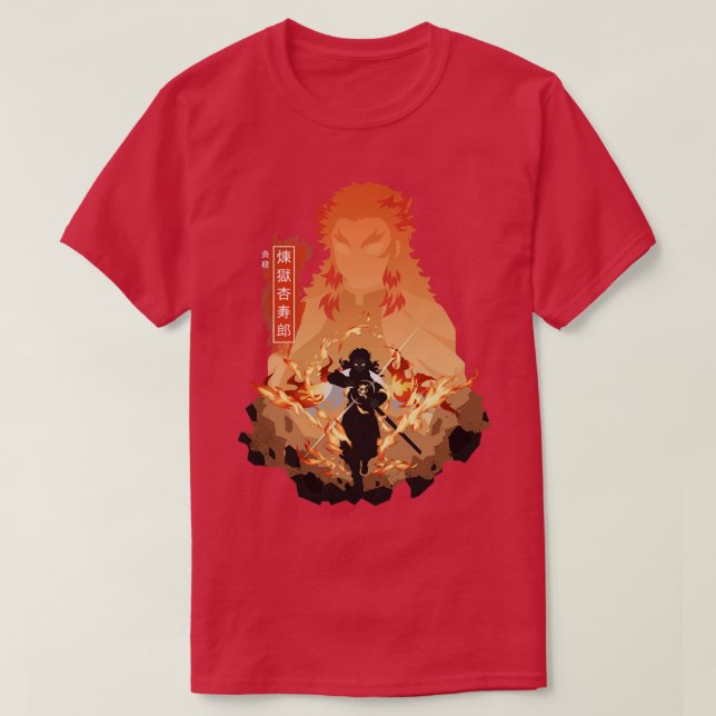 Camiseta Rengoku Kyojuro (Frente do Design)