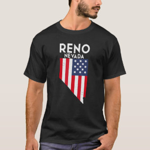 Camiseta Reno Nevada EUA Estado América Viagem Nevadan