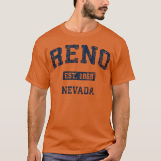 Camiseta Reno Nevada Nv Design de esportes atléticos vintag
