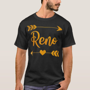 Camiseta RENO NV NEVADA Funny City Home Raízes USA Mulheres