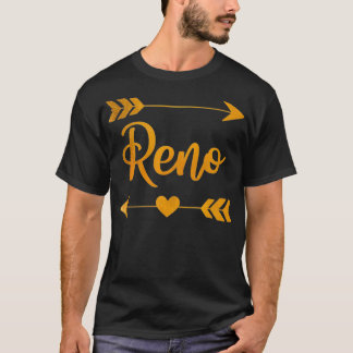 Camiseta RENO NV NEVADA Funny City Home Raízes USA Mulheres