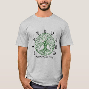 Camiseta Reno Pagan Pride - Cinza