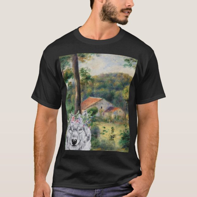 Camiseta Renoir Environs de Briey e o Lobo Rico (Frente)