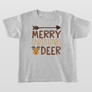 Camiseta Renos de Natal Feliz