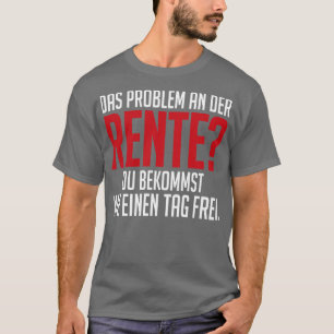 Camiseta Rente und nie einen marca frei white