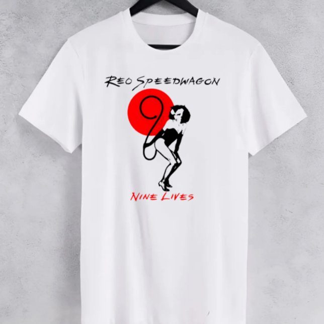 Camiseta Reo Speedwagon Nove Vive Unisex T-Shirt (Criador carregado)