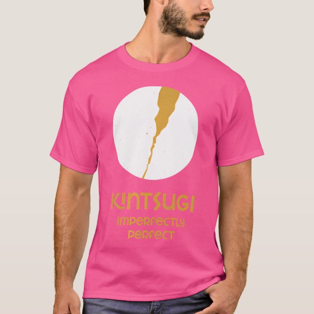 Camiseta Repa de Poteria Japonesa, Kintsugi, Perfeito Inper (Frente)