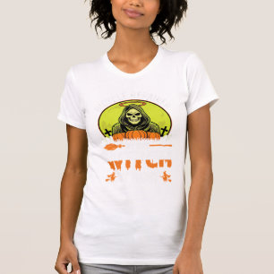 Camiseta Reparador de Bicicletas de Halloween por Dia Bruxa