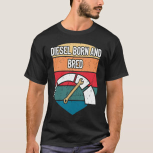 Camiseta Reparo mecânico do Nascer diesel e do carro