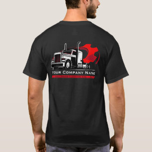 Camiseta Reparo profissional da empresa de transporte rodov