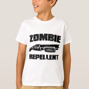 Camiseta repellent do zombi - a espingarda