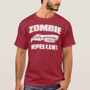 Camiseta repellent do zombi - a espingarda