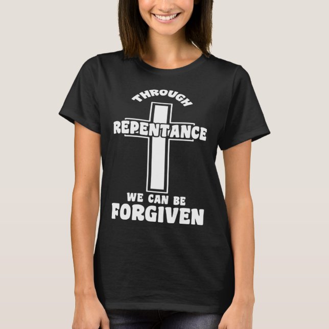 Camiseta Repentance Quote Latter Day Saint Missionary Mormo (Frente)