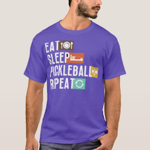 Camiseta Repetição 5 da Pickleball de Repouso