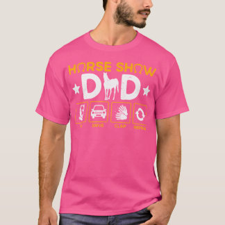 Camiseta Repetição da batida da unidade equestre do Pai do