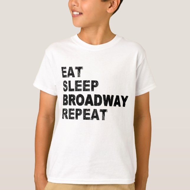 Camiseta Repetição da Broadway com repouso (Frente)