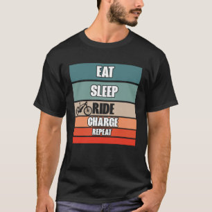Camiseta Repetição da carga da carga da alavanca de patinet