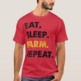 Camiseta Repetição da Fazenda de repouso do aquecedor