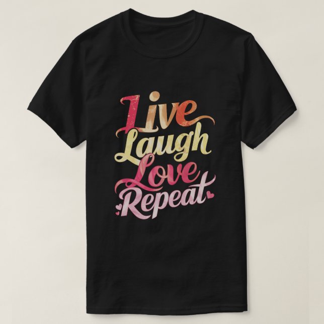 Camiseta Repetição de Amor ao Vivo (Frente do Design)