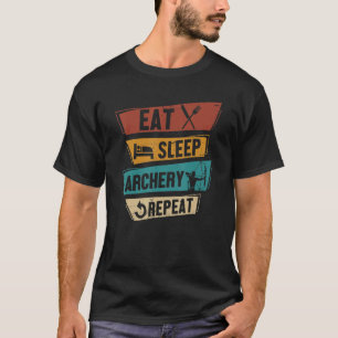 Camiseta Repetição de Arco de Archer ao Tocar no Sono