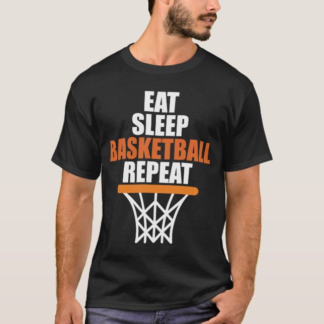 Camiseta Repetição de Basquete no Sono (Frente)