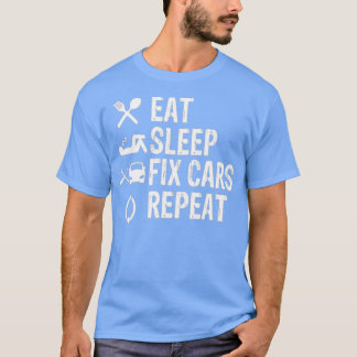 Camiseta Repetição de Carros de Correção de Suspensão