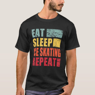Camiseta Repetição de Desgaste De Gelo Com Sono
