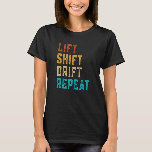 Camiseta Repetição de Desvio de Elevação (Frente)