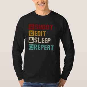 Camiseta Repetição de Edição de Sono Personalizada para Pho