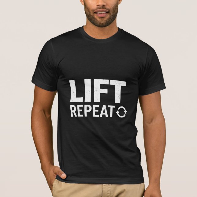 CAMISETA REPETIÇÃO DE ELEVAÇÃO (Frente)