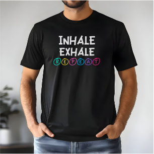 Camiseta Repetição de Exalação por Inalação - Citação de Sa