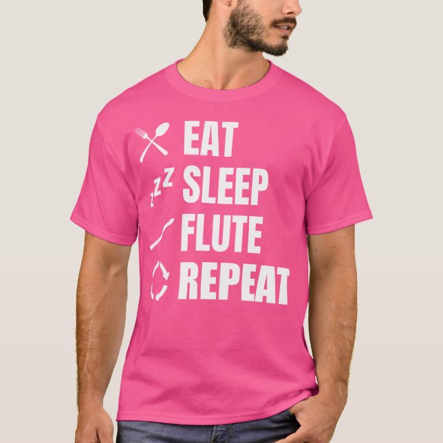 Camiseta Repetição de Fluto do Sono (Frente)