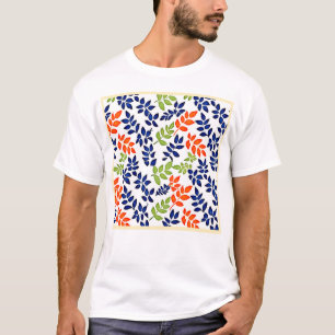 Camiseta Repetição de Folha Cromática