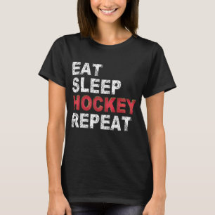 Camiseta Repetição de Hóquei no Sono