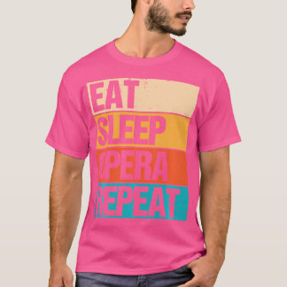 Camiseta Repetição de Operação do Cantor Repetitivo Retro V