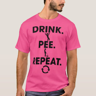 Camiseta Repetição de Pee de Bebida