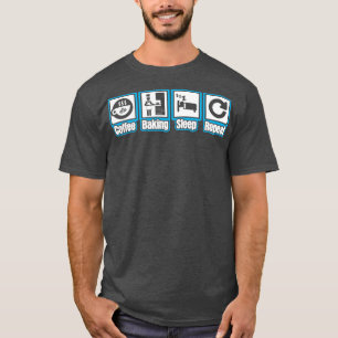 Camiseta Repetição de Repouso do Café Baker