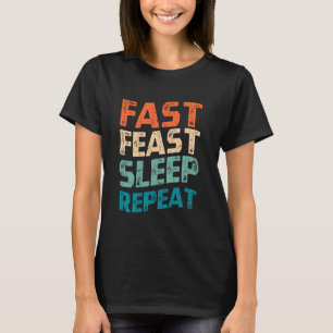 Camiseta Repetição de repouso rápida Repetição de Banquete