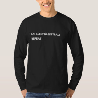 Camiseta Repetição de T-Shirt no Basquete de Sono