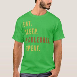 Camiseta Repetição de Texto Retroativo da Reprodução da Pic