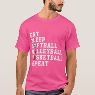 Camiseta Repetição de Voleibol De Sono Bb