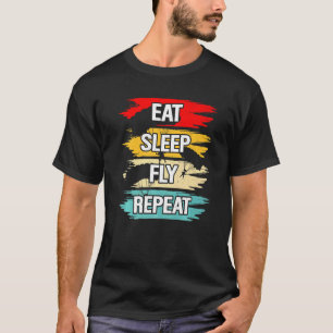 Camiseta Repetição de Voo de Suspensão