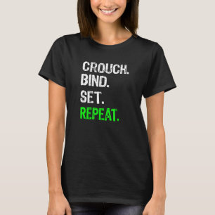 Camiseta Repetição do Conjunto de Interrupções do Râguebi S