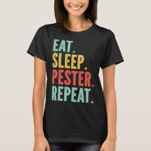 Camiseta Repetição do éster de latência Retro s Retros s Cr