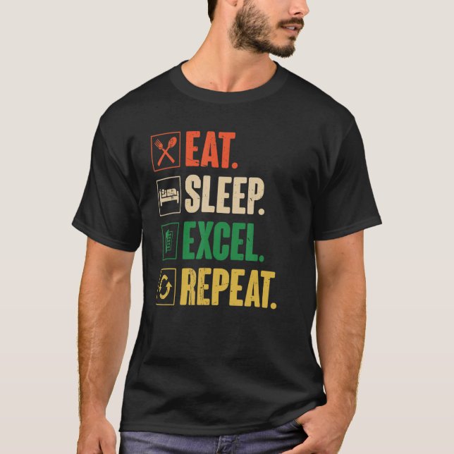Camiseta Repetição do Excel para Suspensão - Impressionante (Frente)