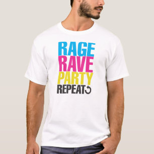 CAMISETA REPETIÇÃO DO PARTIDO DA RAIVA DO DELÍRIO