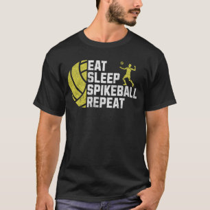 Camiseta Repetição do pikeball em repouso com comedor desco